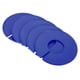 thumbnail image 1 of Separadores de ropa Uxcell, separadores redondos en blanco para estantes de ropa, paquete de 12 en azul oscuro, 1 of 5