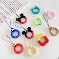 thumbnail image 4 of Nueva cuerda colgante para teléfono móvil de dibujos animados, accesorios de anillo de silicona, cuerda colgante para llave Usb móvil, forma de Donut recortada, 4 of 5
