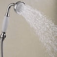 thumbnail image 1 of Bathroom Classical Shower Head, Traditional Telephone Style Handheld Shower, Retro Ceramic Handle Hand Showe Rain Sprayer Showers With 1.5m Hose (chro, 1 of 4