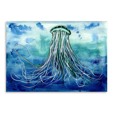 UPC: 0686457550468 | Americanflat Emperor Jellyfish by Sam Nagel Poster Art Print