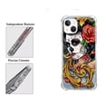 thumbnail image 3 of Floral Sugar Skull Girl Case for iPhone 13 Mini,Aesthetic Art Design TPU Shock-proof Cover Case, 3 of 5
