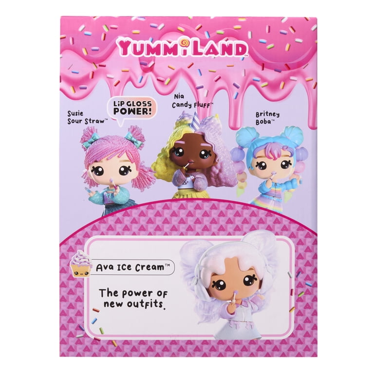 yumページです Yummiland Large Doll- Ava Ice Cream with Scented Lip Gloss, Ages 4