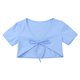 thumbnail image 1 of Kids Girls Short Sleeves Solid Cotton Ballet Bolero Top Cropped Shrug Cardigan Dance Practice Wedding Ballet Leotard Wrap Coat140 Gong Bohan LED, 1 of 2