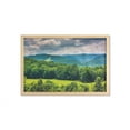 thumbnail image 1 of Landscape Wall Art with Frame, View of Mountains in Potomac Highlands of West Virginia Rural Scenery Picture, Printed Fabric Poster for Bathroom Living Room, 35" x 23", Forest Green, by Ambesonne, 1 of 2