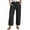 Black, variant on Women's Totally Shaping Pull-On Bootcut Jeans High-Rise Stretch Denim