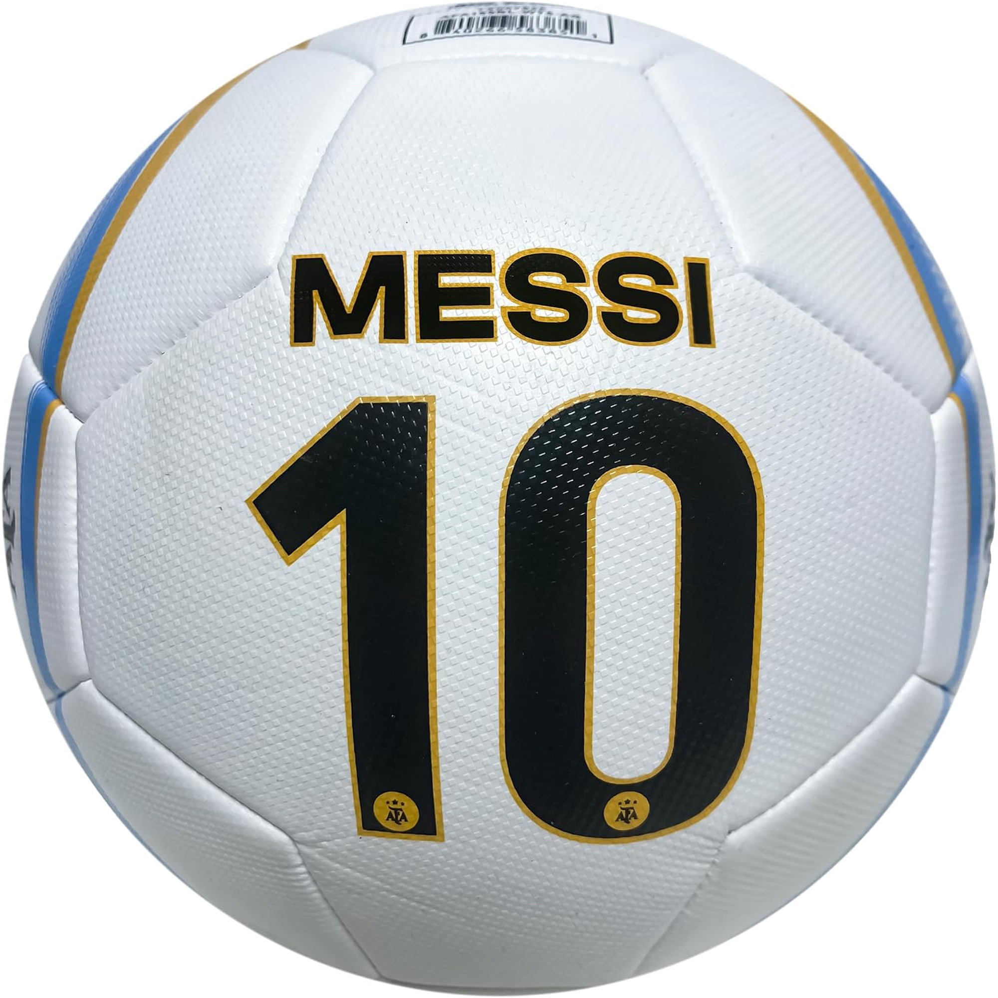 Icon Sports Official Licensed Argentina National Football Team AFA Soccer Ball Size 5 - Light Blue Prism Player 10