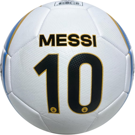 Icon Sports Official Licensed Argentina National Football Team AFA Soccer Ball Size 5 - Light Blue Prism Player 10