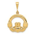 thumbnail image 1 of 14K Yellow Gold Claddagh Pendant, 1 of 2
