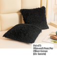 thumbnail image 2 of Fundas de almohada de piel sintética LIFEREVO, 46 x 46 cm, 2 unidades, color negro, 2 of 7