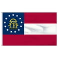 thumbnail image 1 of Georgia 5 x 8ft Nylon Flag, 1 of 1