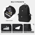 thumbnail image 2 of School Backpack Womens, Causal Travel School Bags 15.6 Inch Laptop Backpack for Student Lightweight Rucksack Water Resistant Bookbag College Men Work Daypack, 2 of 6