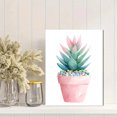 thumbnail image 2 of Watercolor Succulent Canvas Wall Art，Boho Botanical Decor for Living Room Bedroom Office Dining Room Entryway, 2 of 8