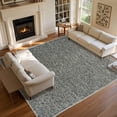thumbnail image 4 of Woven Textured Washable Area Rug, Non Slip Pet Friendly Rug, Stain Resistant Low Pile Indoor Carpet for Living Room Bedroom Kitchen, Durable Absorbent Non-Shedding Rug for High Traffic Areas, 4 of 5
