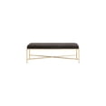 thumbnail image 6 of Meridian Furniture Valley Brown Chenille Fabric Bench, 6 of 7
