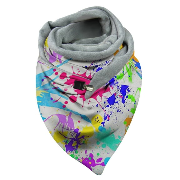 Aoochasliy Winter Scarfs WomenPrinting Scarf Multi-Purpose Shawl Scarf