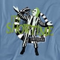 thumbnail image 2 of Beetlejuice Showtime Unisex Adult T-Shirt, Carolina Blue, 2X-Large, 2 of 6