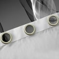 thumbnail image 4 of Feelyou Fashion Stripes Ombre Black Out Curtains, Modern Striped Abstract Curtains Pack of 2 (42x63 Each), Grey Black Aesthetic Lines Bedroom Curtains, Curtains and Drapes Decor, 4 of 6
