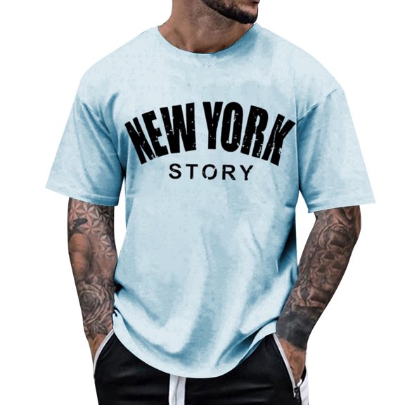 ZZHZGZ Mens 4Th of July Shirt Men T Shirts Graphic Men's Casual Graphic T Shirt Fashionable Streetwear Top for Everyday Wear L