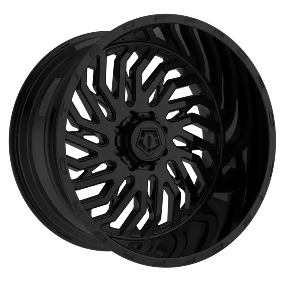 1 TIS 24x14 8X170 -76 561B Gloss Black w/Lip Logo Wheel Rim