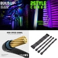 thumbnail image 1 of PSU Extension Cable Desktop Computer Power Supply Nylon Cord PSU power cable Set 24pin 4+4pin 6+2pin Cable Kit, Carbon, 1 of 9