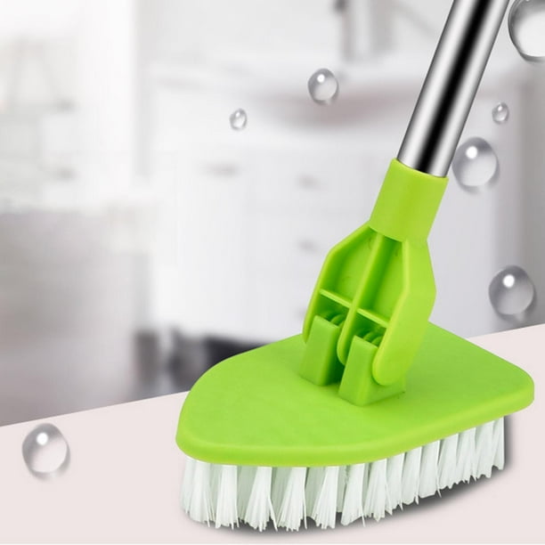Brosse Nettoyage 3 En 1 Pour Joints Carrelage - Brosse Dure Anti Cheveux Avec Clip