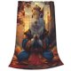 thumbnail image 2 of Balery Maple Leaf Meditating Squirrel Manta de Felpa Suave y Acogedora – Cobija de Franela Aterciopelada para Cama, Lavable y Cálida para Sofá, Mascotas, Transpirable-80"x60", 2 of 7