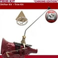thumbnail image 1 of American Shifter  FMX Shifter Kit Chrome 23 in. Trim Kit Push Button Tan Boot Billet Knob for F3F27, 1 of 1