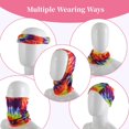 thumbnail image 4 of 6PCS Hippie Outfit Accessories Set with Hippie Sunglasses, Peace Sign Necklaces, Tie Dye Headbands for Men Women, Dressing Accessories for 60s 70s Themed Party, 4 of 7