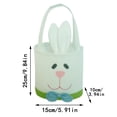 thumbnail image 4 of Personalized Easter Basket, Easter Bunny Basket for Kids Cute Rabbit Design, Ideal for Egg Hunts and Easter Gifts, Durable and Reusable, The Ideal Easter Gift (White), 4 of 7