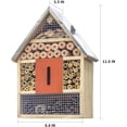 thumbnail image 3 of FUNPENY Wooden Insect House Insect Hotel Shelter with Brush for Butterflies Bees and Ladybugs (LARGE), 3 of 8