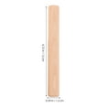 thumbnail image 2 of SWETRACE Pegboard Hooks 5Pcs Chocolate Cylindrical Wood Sticks For Diy Projects And Modeling, 2 of 5