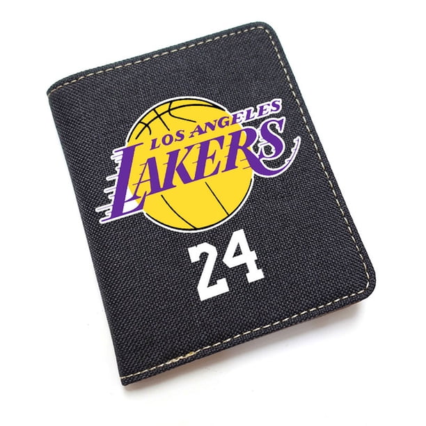 Billetera Anime Kobe Bryant's de piel con pliegue de 10 x 11,5 cm