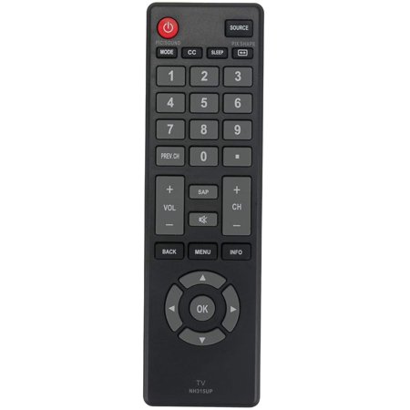 Sanyo NH315UP Replacement Remote Control Applicable for Sanyo LCD LED TV FW50D36F FW40D36F FW43D25F FW55D25F FW55D25F-B