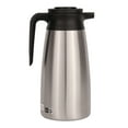 thumbnail image 2 of BUNN 1.9 Liter Thermal Pitcher, Stainless Steel/Black - BUNVACPIT19, 2 of 7