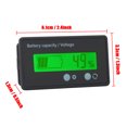 thumbnail image 1 of Battery Monitor, Electricity Display Battery Capacity Monitor Indicator Battery Capacity Tester Digital LCD Display Battery Tester  For 12-84V, 1 of 8