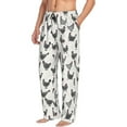thumbnail image 6 of Wukai Funny Chicken Mens PJ Pajama Pants|Sleepwear Plaid PJs with Pockets|Men's Lightweight Open-Hem Lounge Pants-Large, 6 of 6