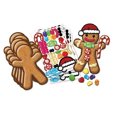 Holiday Gingerbread Man Classroom Craft, 24 per Pack