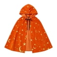 thumbnail image 4 of HOWPAY Halloween Capes For Adults Print Tie Front Hooded Cape Shawl Party Cloak Stage Cosplay Outfit For Holiday Masquerade Event Halloween Costumes One Size, 4 of 7