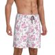 thumbnail image 2 of Balery Rose Flowers Pantalones cortos de pijama de punto de algodón para hombre con cinturilla y bolsillos-XX-Large, 2 of 6