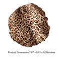 thumbnail image 2 of Sonducket Gorro para el pelo de ala ancha, bufanda para la cabeza de baño, gorro para dormir, gorro a la moda, turbantes, cubierta para la cabeza, Sombreros Estampado de leopardo Sonducket AP008211-06, 2 of 6