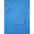 thumbnail image 7 of GuangCheng Mens Polo Shirts Classic Button Basic Long Sleeve Work Shirts Solid Cotton Tees Suit Dress Tops, 7 of 7