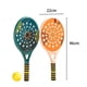 thumbnail image 3 of Raquetas de tenis de playa para niños con pelota de entrenamiento, 40 orificios de ventilación, palas de tenis de playa ligeras para niños para jardín, 3 of 8
