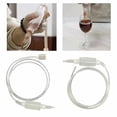 thumbnail image 1 of 1PC Plastic Transparent Siphon Hose Home Kitchen Brewing Tool Beer Chiller Wine Beer Making Alcohol Distiller Filter Tube, 1 of 5