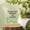 thumbnail image 4 of Acrylic Desk Sign With Stand 4X4 Inch Quote Plaque Uncharged With Protective Film For Office Classroom & Cubicle Decor Gift Classroom | Desk Accessory | Decorative Acrylic Plaque, 4 of 6