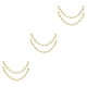 thumbnail image 5 of Kearding Paquete de 6 colgantes de estrellas, adornos colgantes con purpurina Extra fina, regalo creativo, suministros para fiestas, Type1 NO1, 5 of 6
