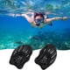 thumbnail image 3 of Paletas de natación para nadar en el regazo, guantes palmeados, accesorios para nadar en el regazo, 1 par (negro), 3 of 4