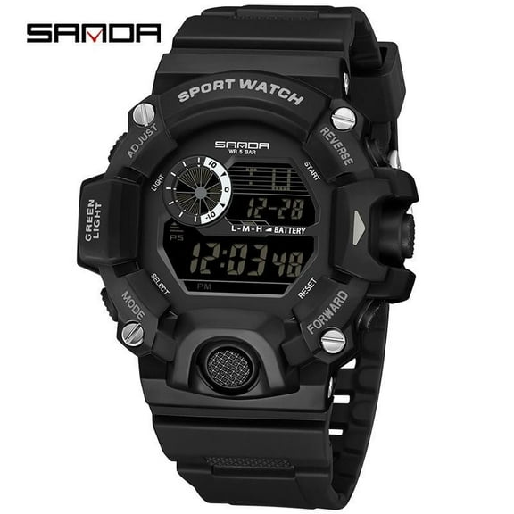 Explojoy Waterproof Digital Watch with Luminous Display and Multi-Function Sports Features