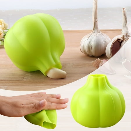 

2PC Kitchen Silicone Press Garlic Crusher Gadget Vegetable Peeler Kitchen Home Garlic Crush Cookware Sets