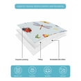 thumbnail image 4 of Quilt King Size Bedding Set, Cute Butterfly Dragonfly Reversible Summer Quilt 3 Pieces, Farmhouse Botanical Floral Blue Lightweight Bedspreads Coverlets with 2 Pillow Shams for All Seasons, 4 of 5