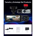 thumbnail image 2 of NHOPEEW Dashcam para Auto, Camara para Carro con Delantera y Trasera, Pantalla IPS de 3,16 Pulgadas C&aacute;mara Dual con Grabaci&oacute;n en Bucle, Detecci&oacute;n de Movimiento y Compe, 2 of 8